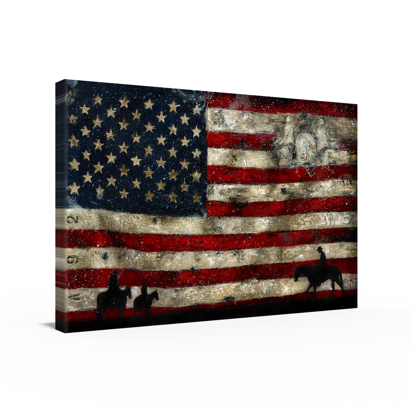 American Flag Painting by Artist Brian Liebenthal also called Old Glory