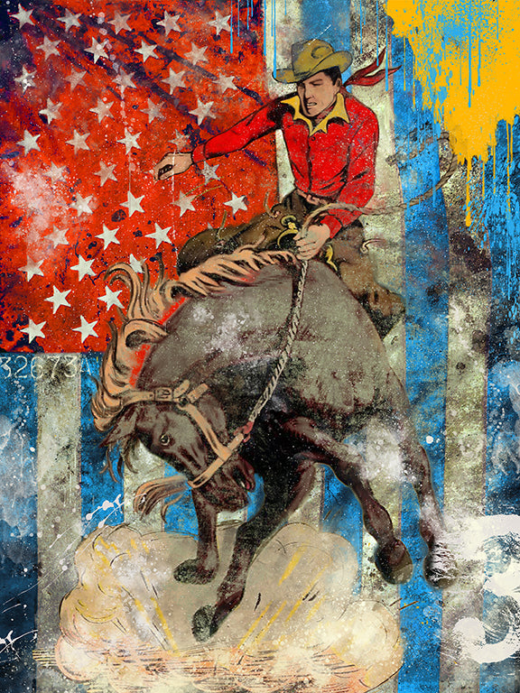 The Rodeo painting by Brian Liebenthal
